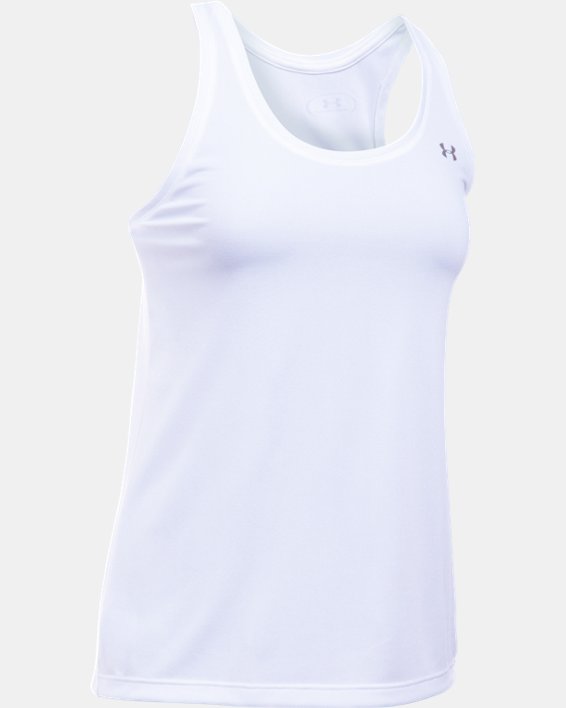 Camiseta sin mangas UA Tech™ para mujer, White, pdpMainDesktop image number 7